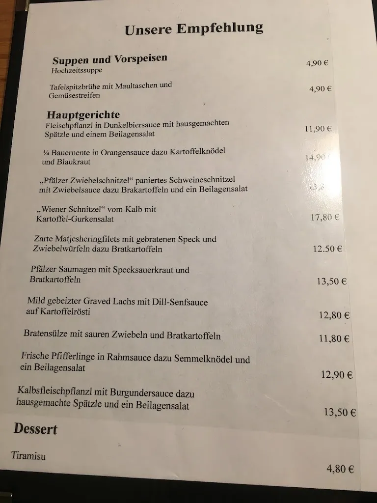 Menu_Gaststätte Dachs Bräustüberl_Oberbayern_immagine_1