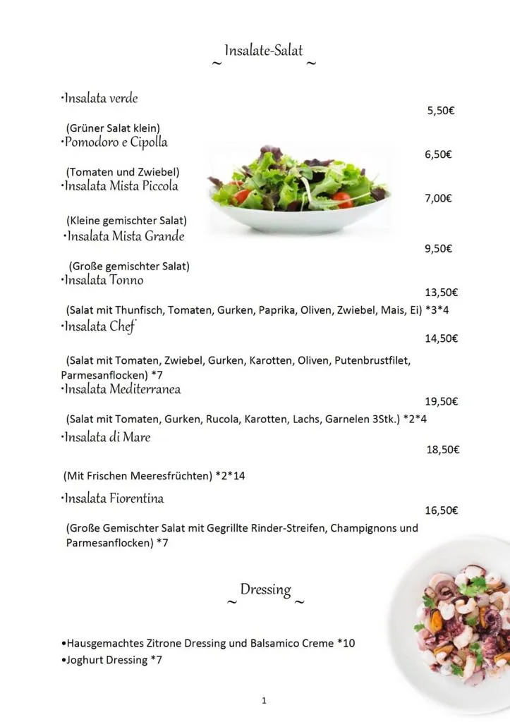 Menu_Ristorante La Fontana Ichenhausen_Ichenhausen_immagine_1