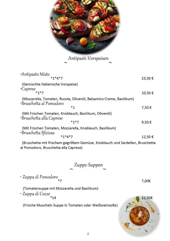 Menu_Ristorante La Fontana Ichenhausen_Ichenhausen_immagine_4