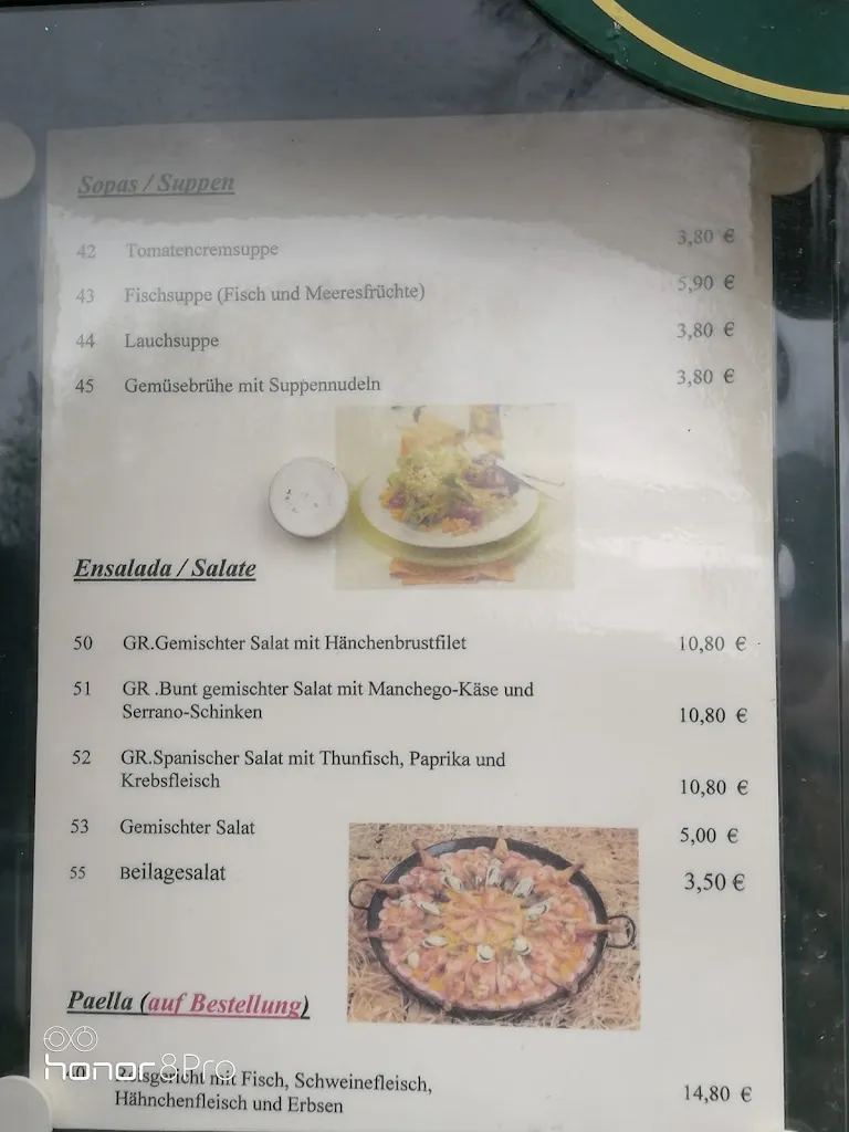 Menu_Restaurant El Bosque Ichenhausen_Ichenhausen_immagine_2