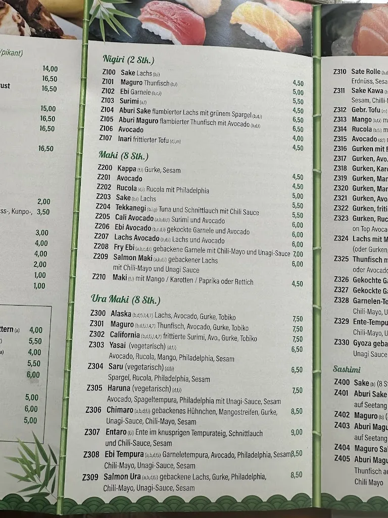 Menü_Asia Haus Bambus_Höchstadt_Bild_4