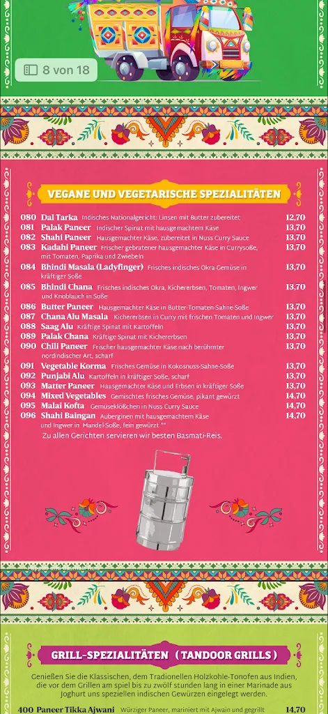 Menu_Restaurant Dhaba | Indisches Restaurant Holzkirchen_Holzkirchen_immagine_4
