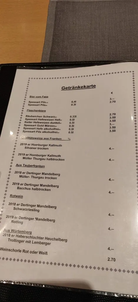 Menu_Gaststätte Zur Krone_Holzkirchen_image_4