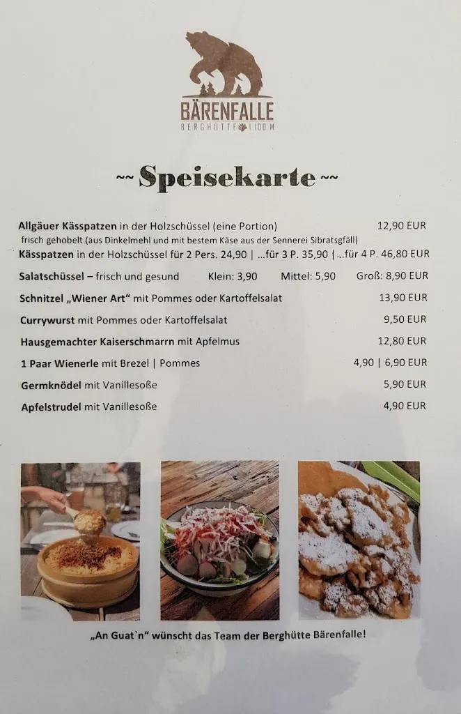 Menu_Berghütte Bärenfalle_Allgäu_image_1