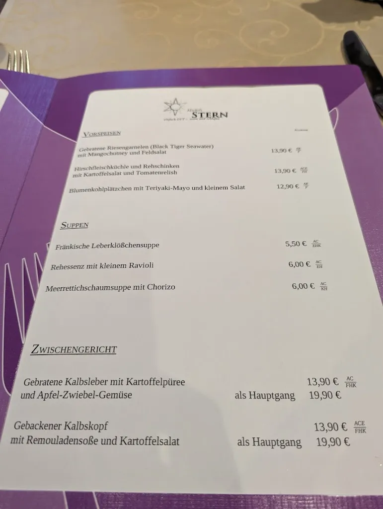 Menu_Michels Stern_Marktbreit_immagine_2