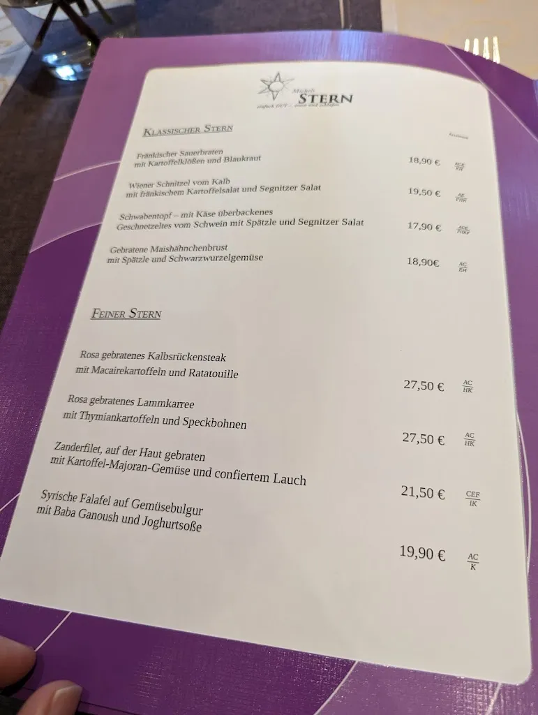 Menu_Michels Stern_Marktbreit_immagine_3