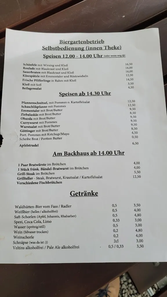 Menu_Waldhütte - HR Genussgesellschaft mbH_Eckersdorf_immagine_4