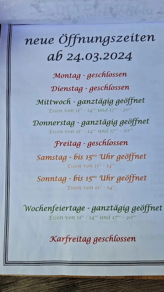 Menu_Gaststätte Lindenhof_Leuchtenberg_immagine_2