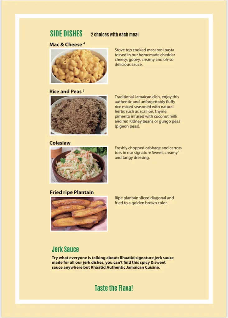Menu_Rhaatid Authentic Jamaican Cuisine_Oberpfalz_immagine_4