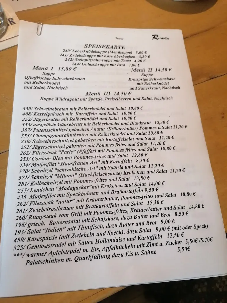 Menu_Restaurant Ratskeller_Oberpfalz_image_1