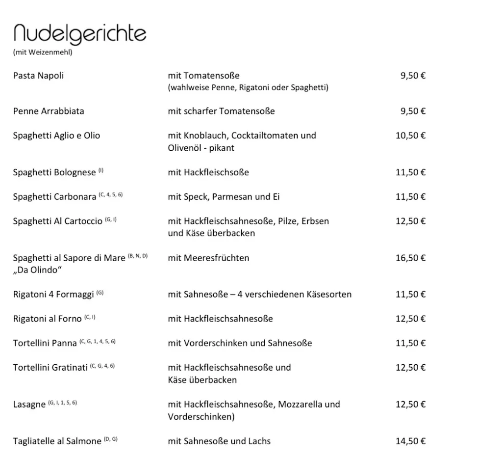 Menu_Ristorante Pizzeria Da Olindo 