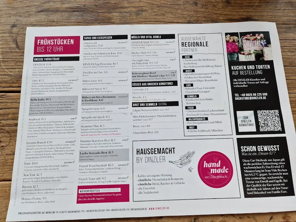 Menu_DINZLER Kaffeerösterei_Irschenberg_image_4