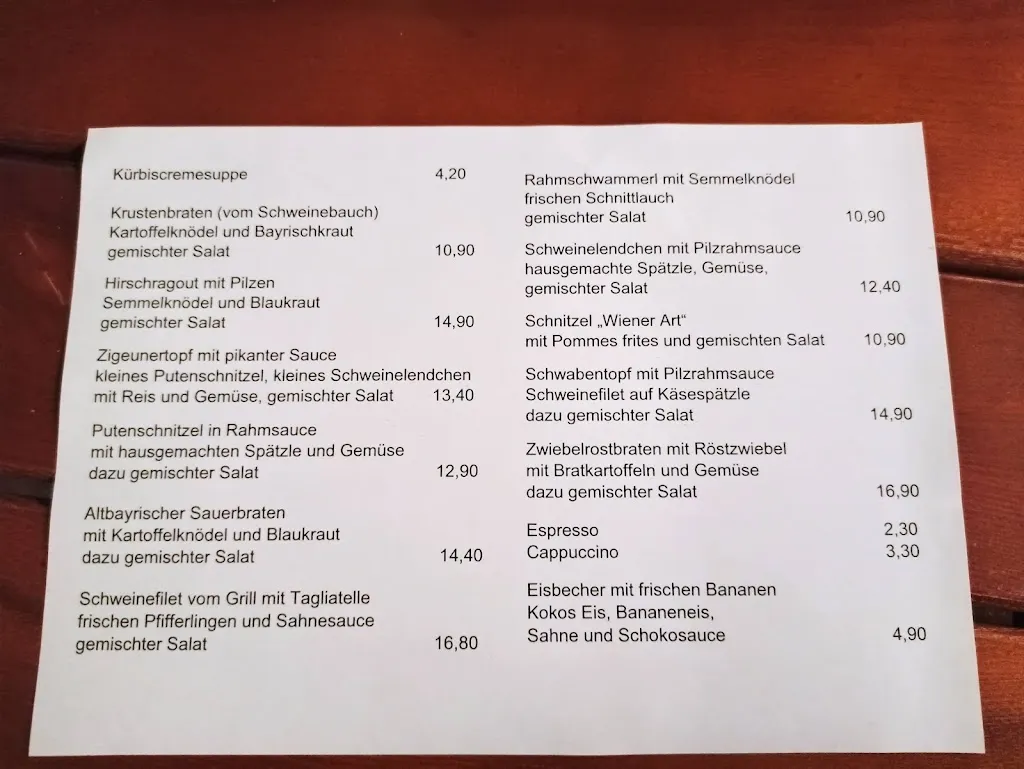 Menü_Wirt in Loiderding_Irschenberg_Bild_2