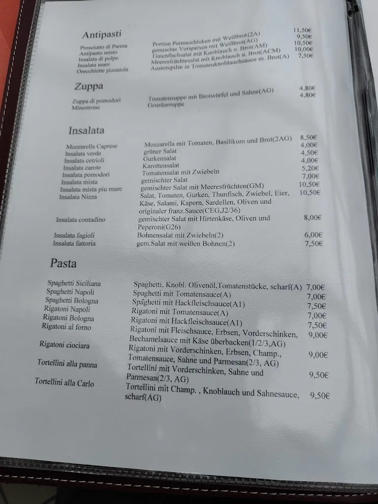 Menu_Le Castagne Restaurant Pizzeria_Julbach_image_2