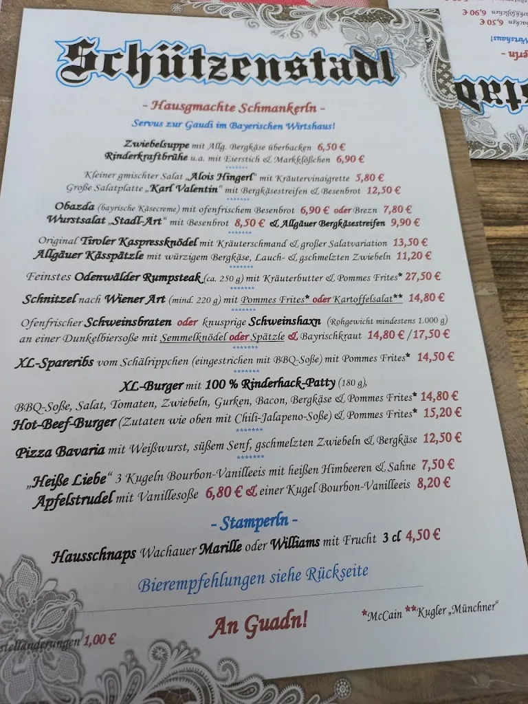 Menu_Wirtshaus Schützenstadl_Mosbach_immagine_4