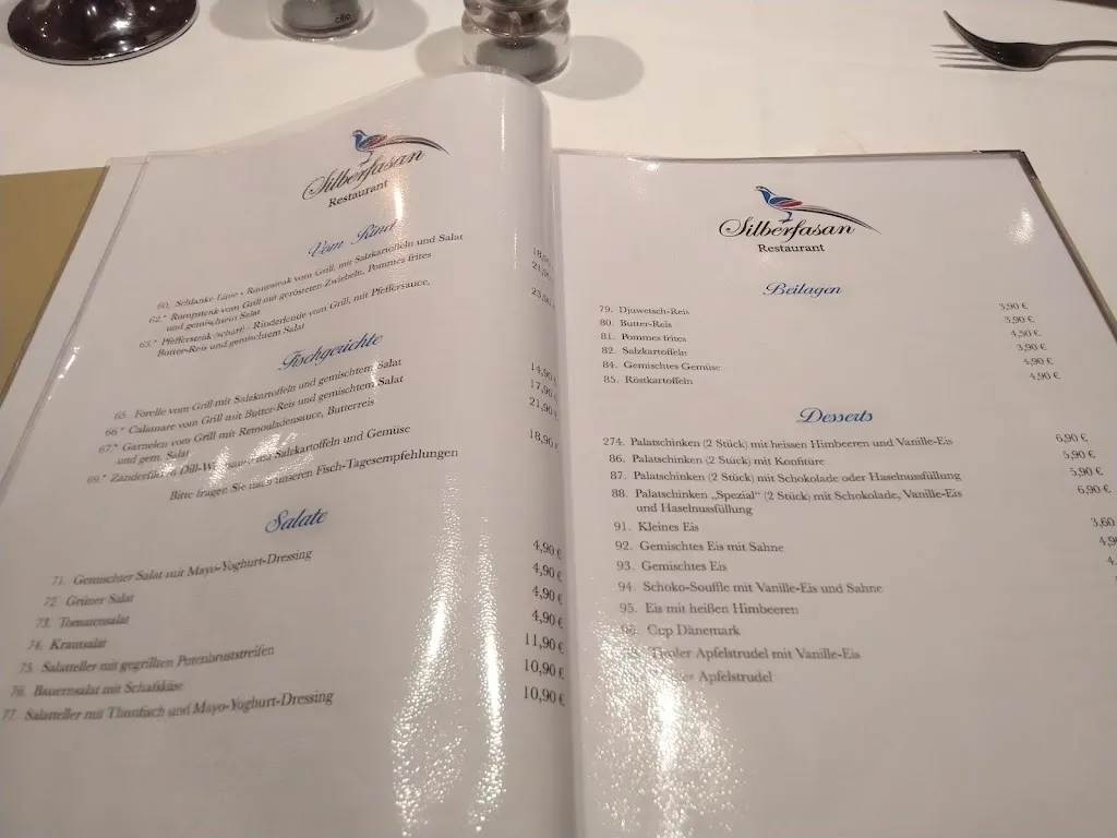 Menu_Restaurant Silberfasan_Ammersee_image_2