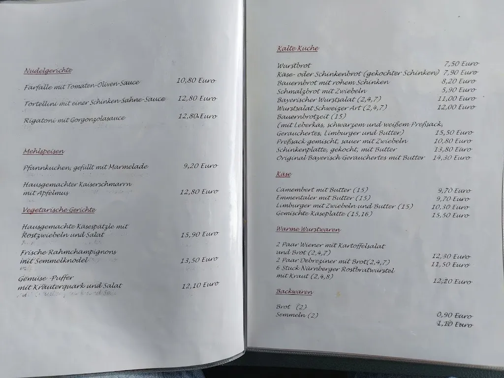 Menu_Paradieswinkel Gasthof Woerl_Seefeld_immagine_1