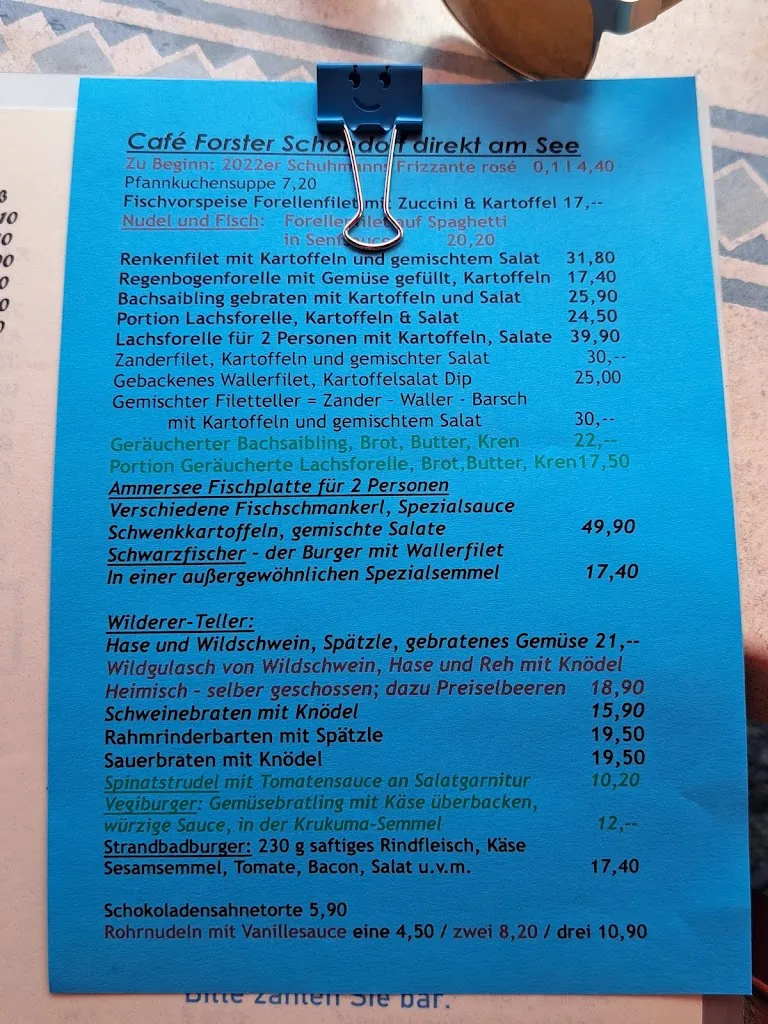 Menu_Seerestaurant Forster_Ammersee_image_2