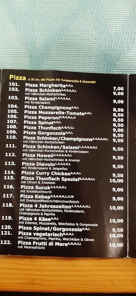 Menu_Ceris Döner & Pizzawelt_Auggen_immagine_1