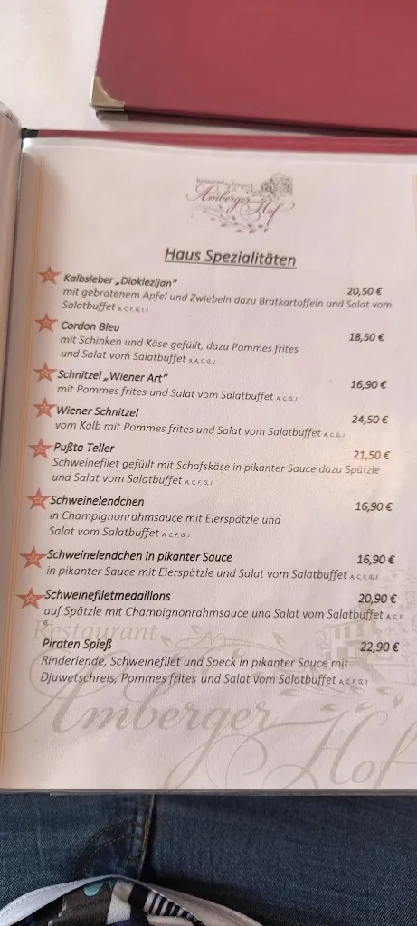 Menu_Restaurant Amberger Hof_Buchloe_immagine_3