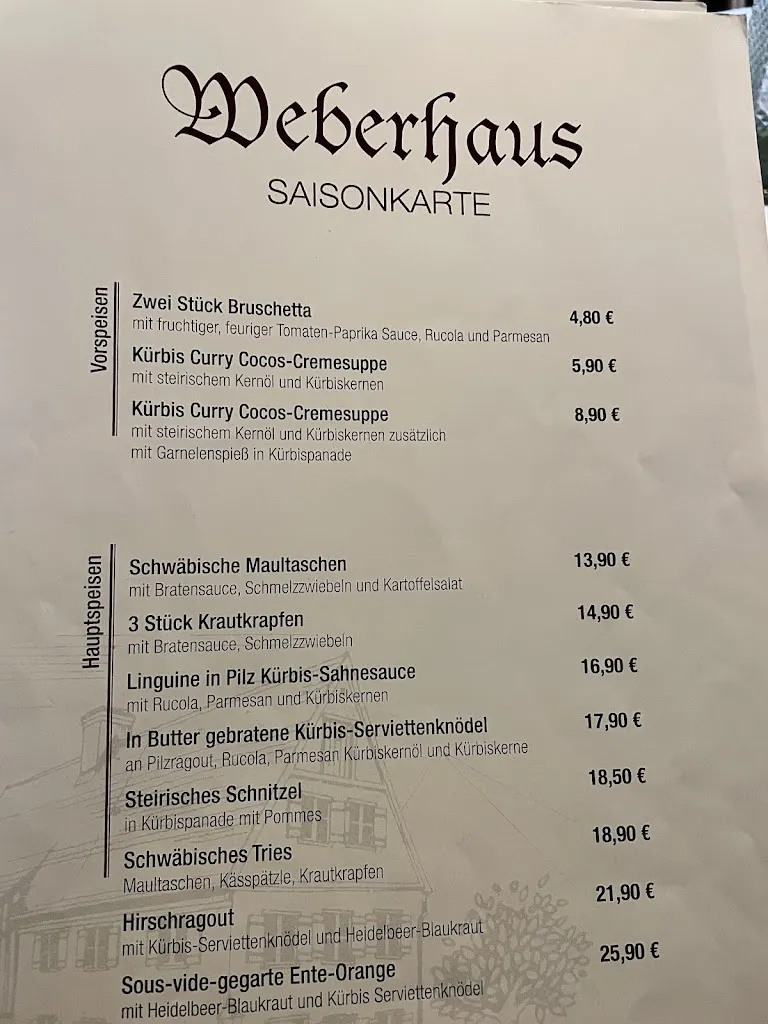 Menu_Restaurant Weberhaus_Mindelheim_immagine_1