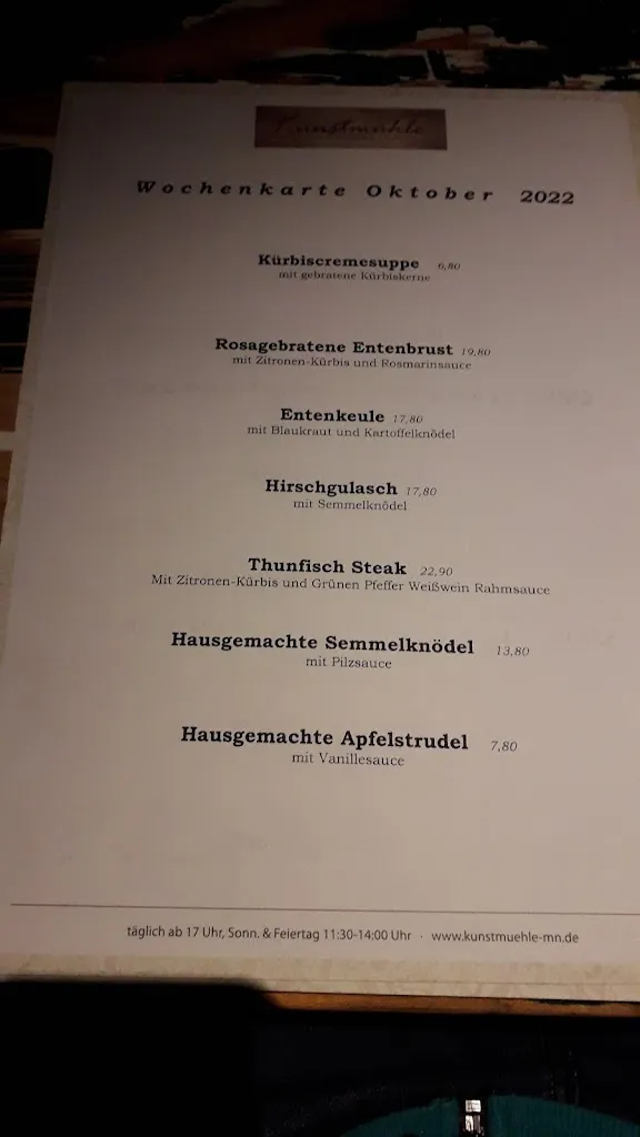 Menu_Restaurant Kunstmühle_Mindelheim_image_2