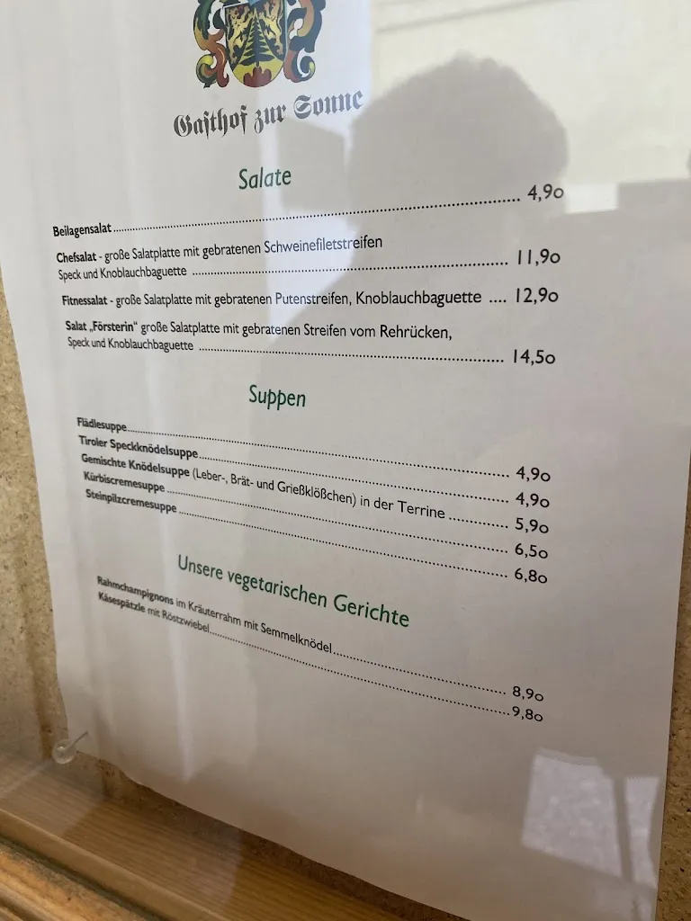 Gasthof zur Sonne restaurant in Jettingen-Scheppach