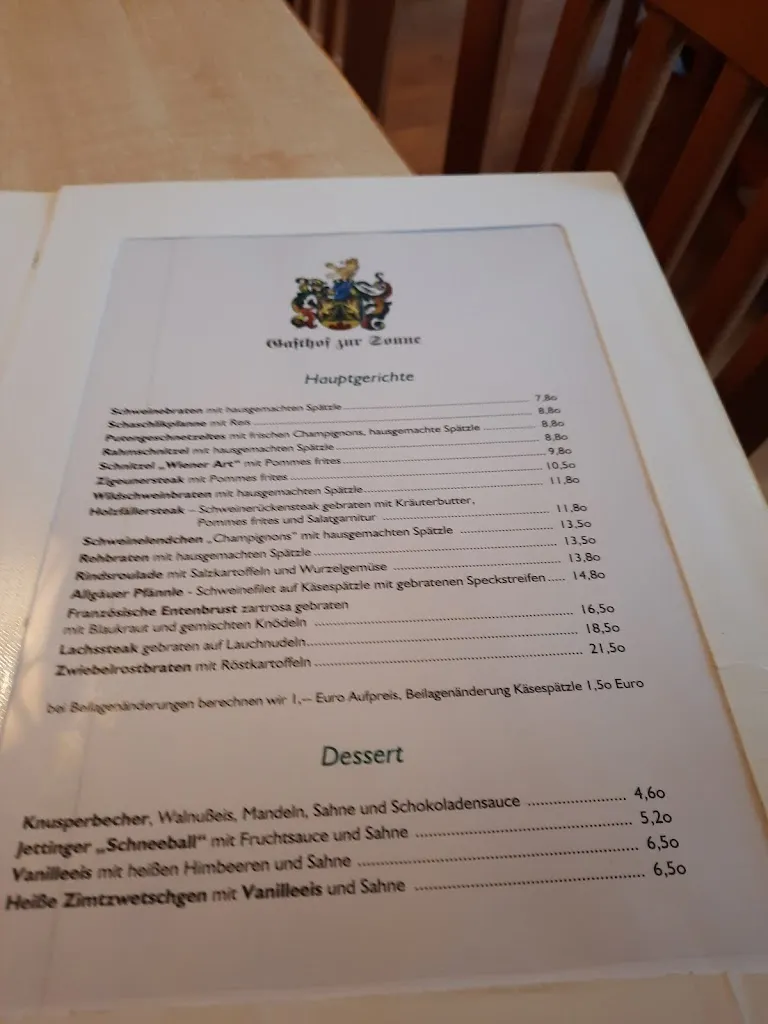 Menu_Gasthof zur Sonne_Jettingen-Scheppach_immagine_4