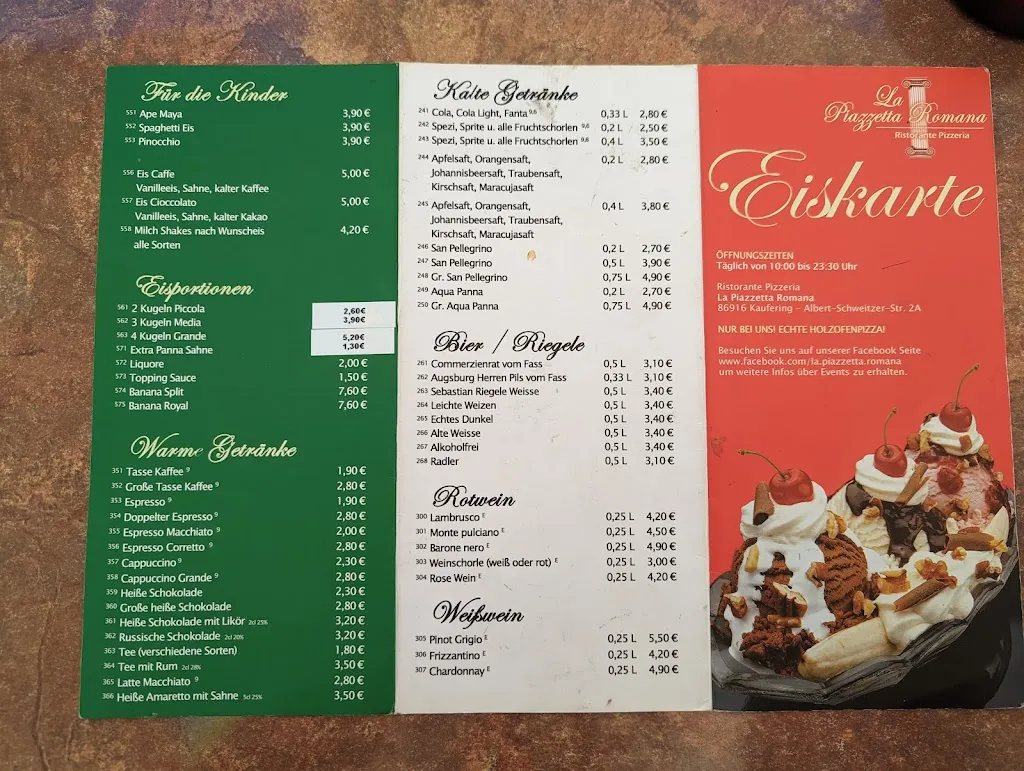 Menu_La Piazetta Romana_Kaufering_image_3