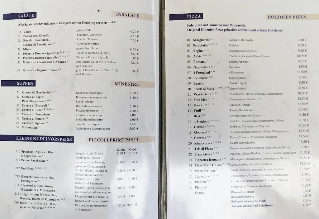 Menu_La Piazetta Romana_Kaufering_image_4