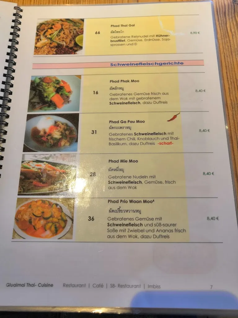 Menü_Gluaimai Orig. Thai Cuisine_Kaufering_Bild_1