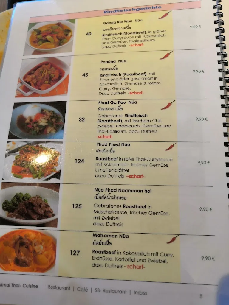 Menü_Gluaimai Orig. Thai Cuisine_Kaufering_Bild_3