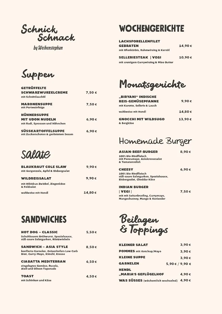 Menu_Schuhbauers Oberwirt & Biergarten_Amper_image_1