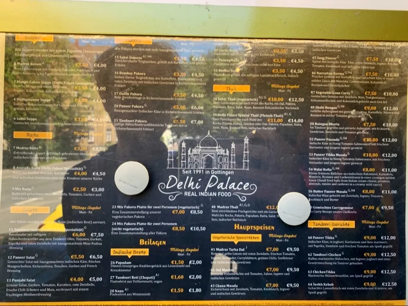 Menu_Delhi Palace_Göttingen_immagine_3