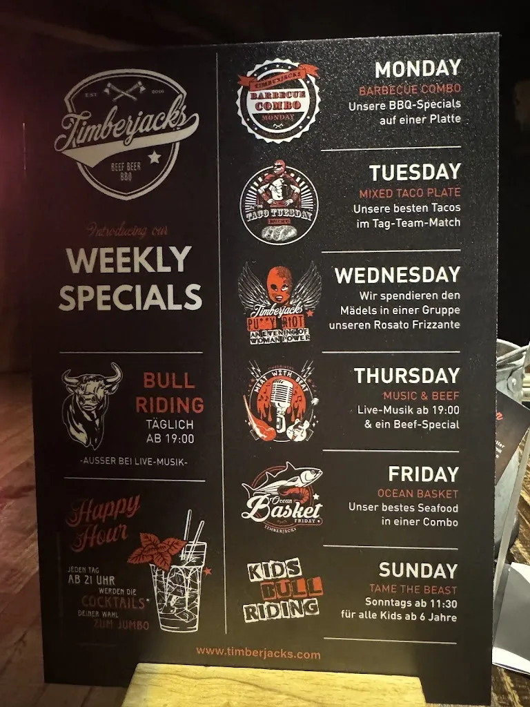 Menu_Timberjacks Göttingen_Göttingen_immagine_3