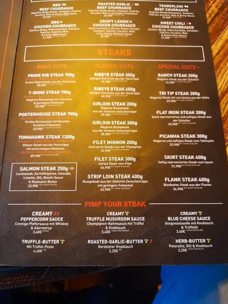 Menu_Timberjacks Göttingen_Göttingen_immagine_4