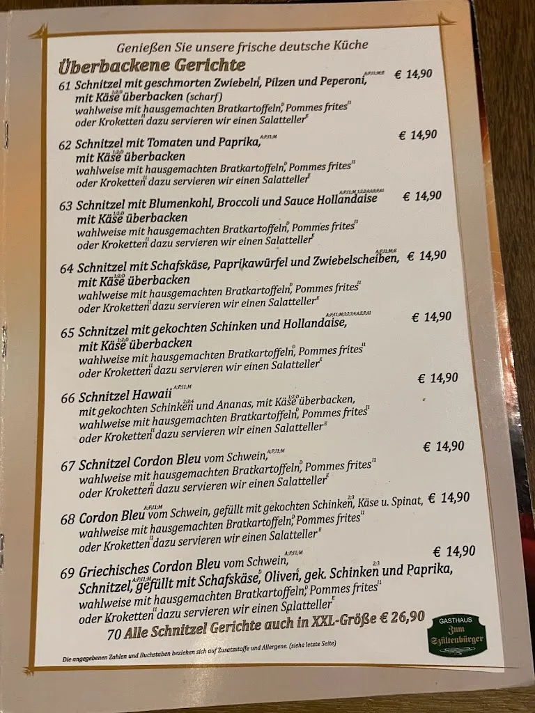 Menu_Zum Szültenbürger / Göttingen_Göttingen_immagine_4