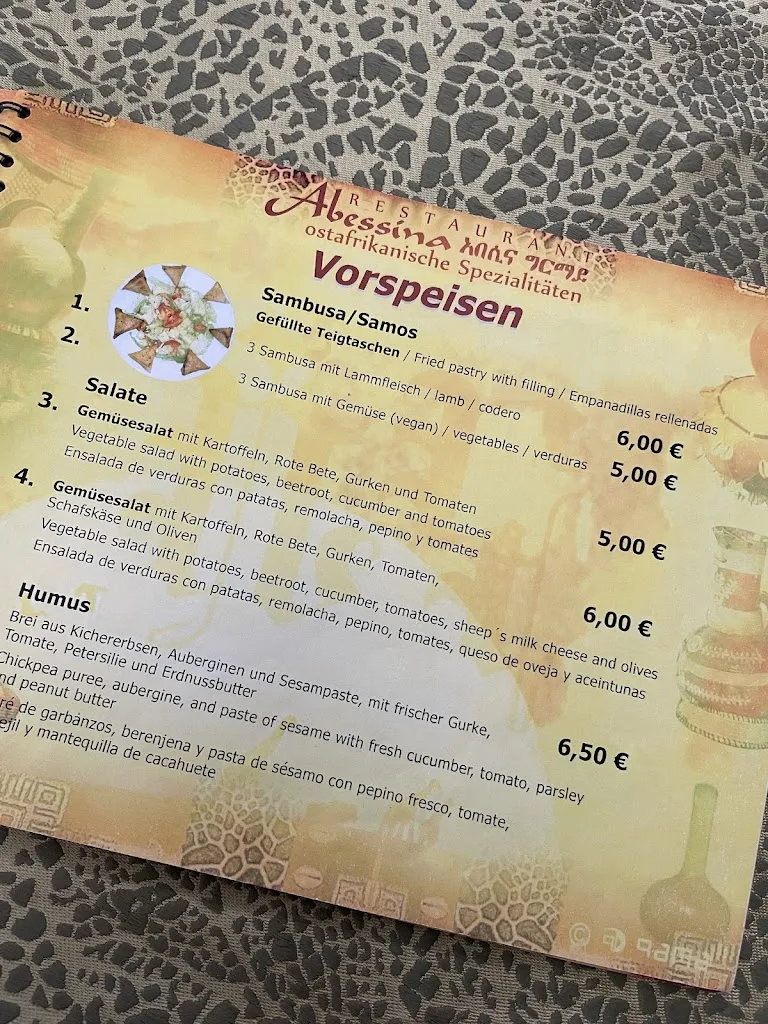 Menu_Abessina Göttingen_Göttingen_immagine_2
