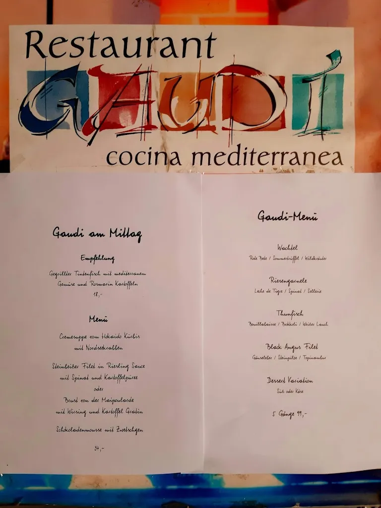 Menu_Restaurant Gaudi_Göttingen_immagine_2