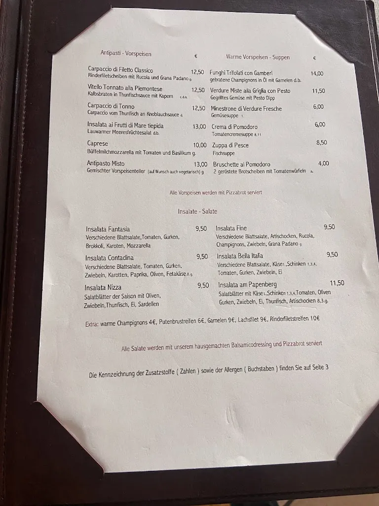 Menu_Mazzoni Cucina e Vino_Göttingen_image_4