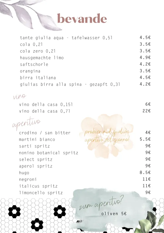 Menu_Tante Giulia_Göttingen_immagine_1
