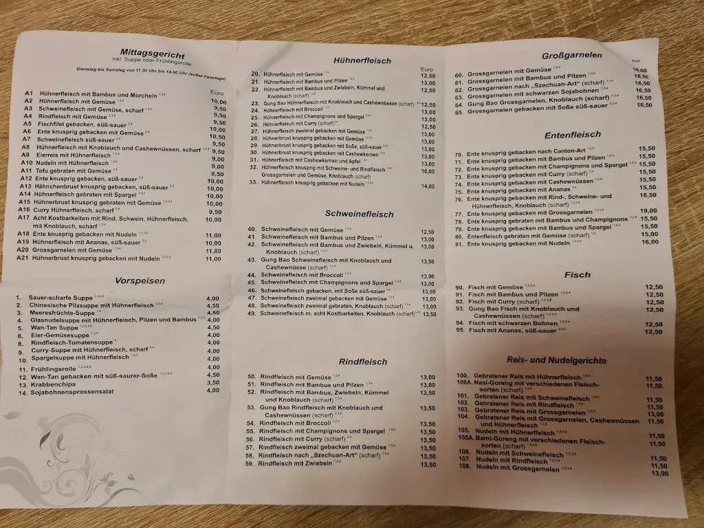 Menu_China Restaurant Shang Hai_Göttingen_immagine_1