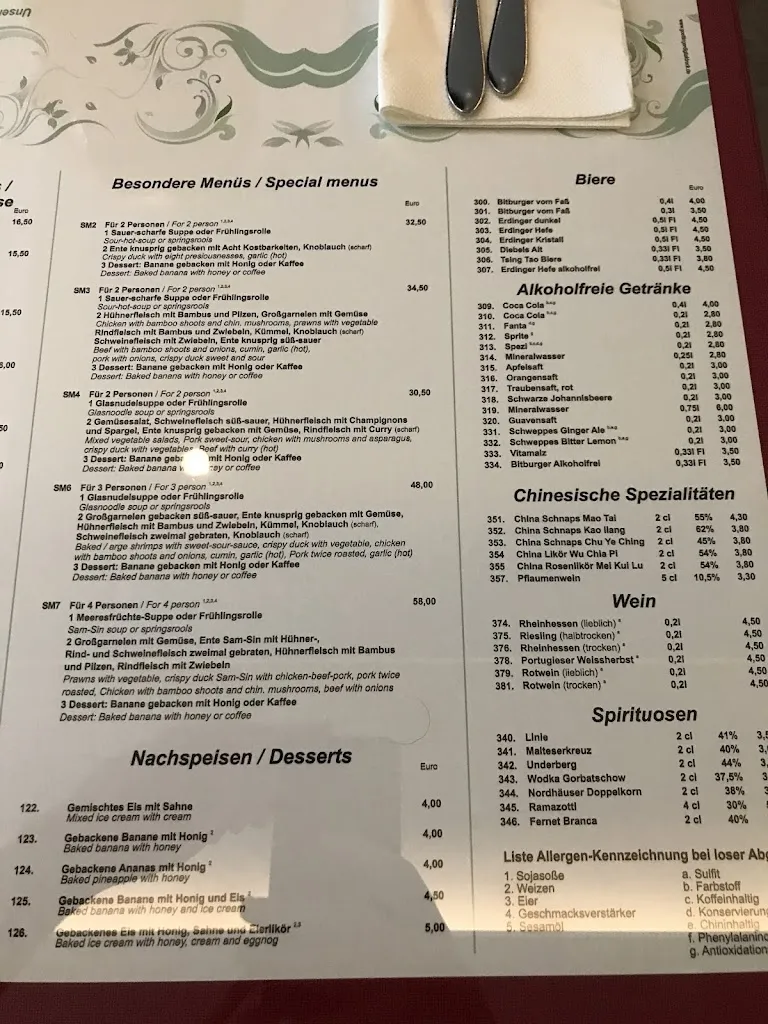 Menu_China Restaurant Shang Hai_Göttingen_immagine_3