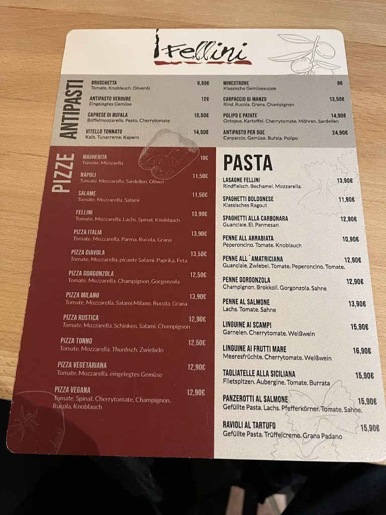 Menü_Ristorante Fellini_Göttingen_Bild_2