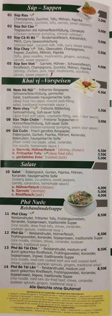 Menu_Sen Viet Cuisine Bistro_Göttingen_immagine_3