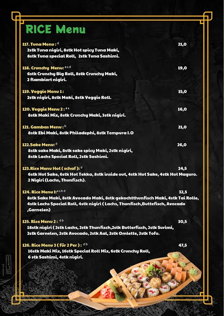 Menu_RICE vietnamesische Spezialitäten & sushi_Göttingen_immagine_1