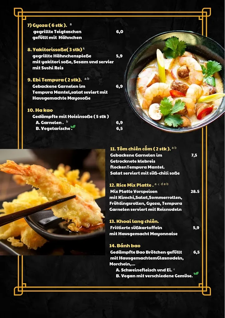 Menu_RICE vietnamesische Spezialitäten & sushi_Göttingen_immagine_2