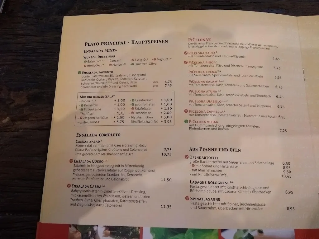 Menu_Fiesta & Bar Celona Göttingen_Göttingen_image_1