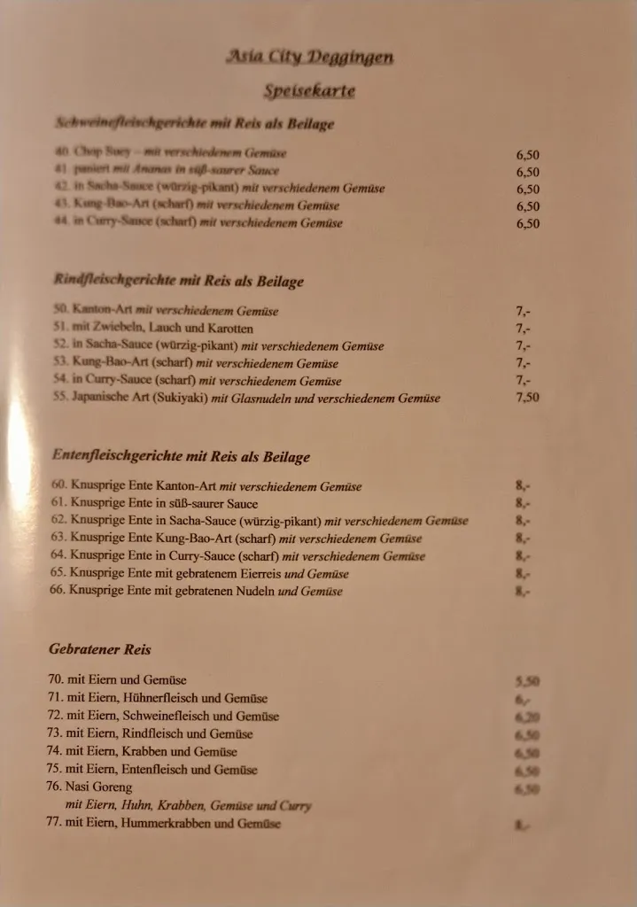 Menu_Asia City Deggingen_Deggingen_image_1