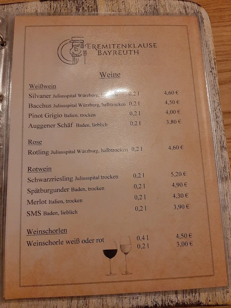 Menu_Eremitenklause Bayreuth_Bayreuth_immagine_3